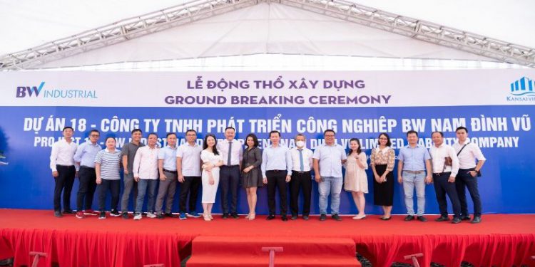 Khởi công nhà xưởng BW Nam Đình Vũ